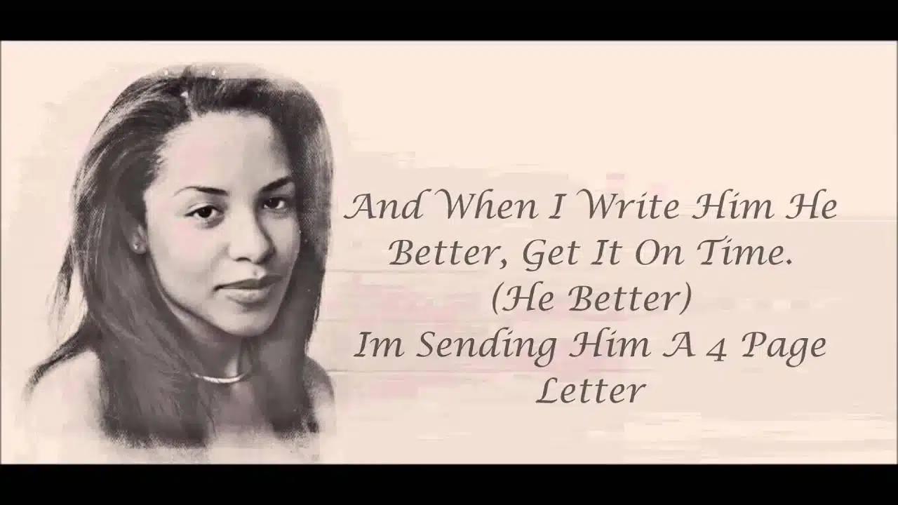 4 page letter aaliyah lyrics