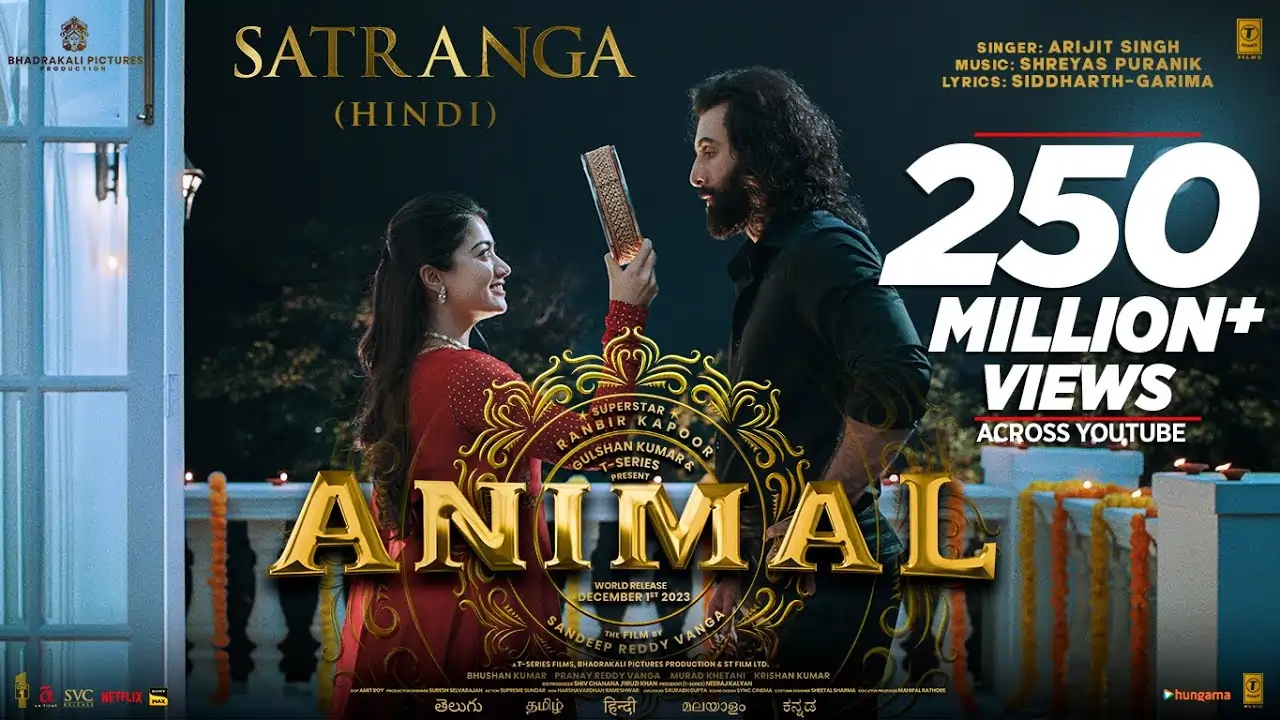 Satranga Song Lyrics - Animal