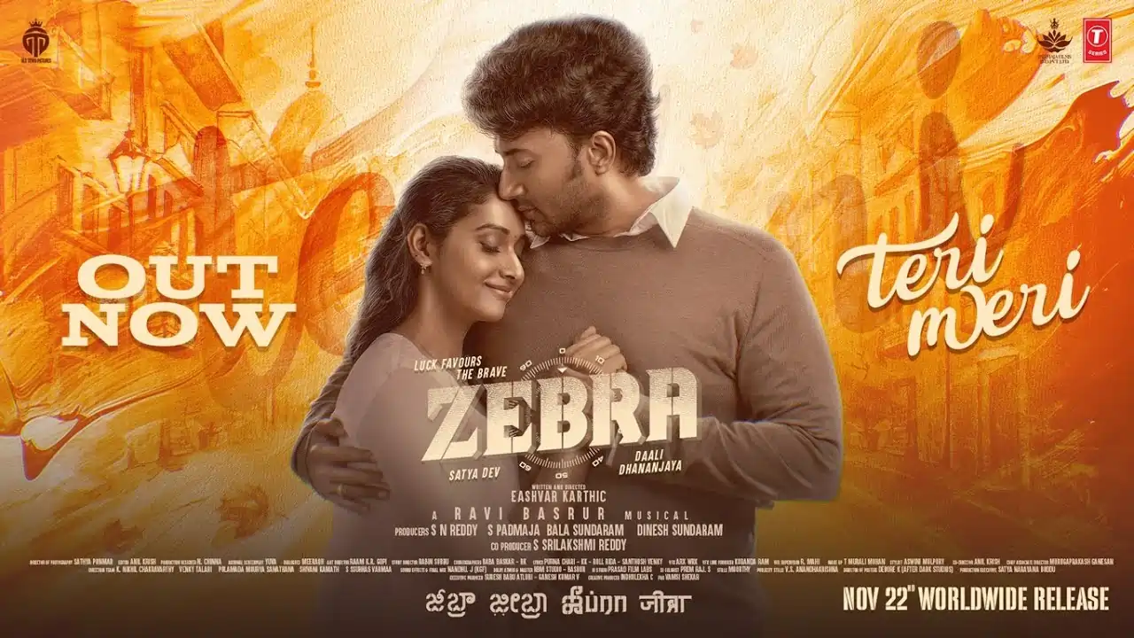 Teri Meri Telugu Song Lyrics - SatyaDev's Zebra