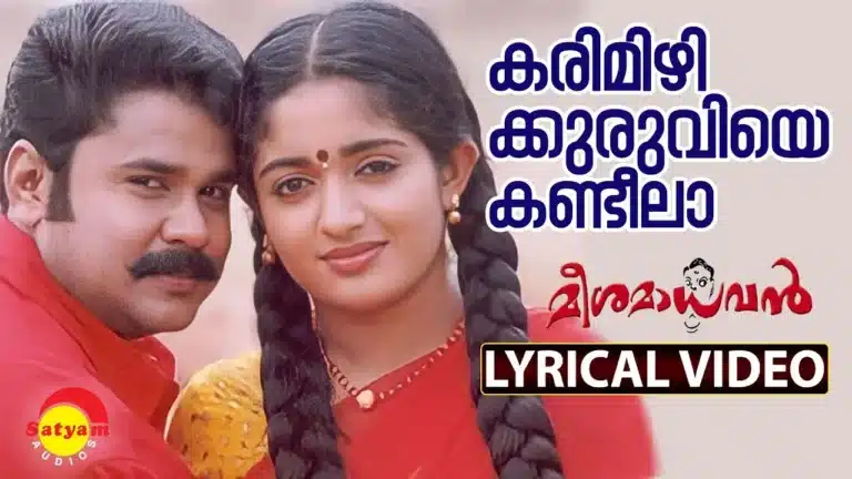karimizhi kuruviye Song lyrics - Meesamadhavan