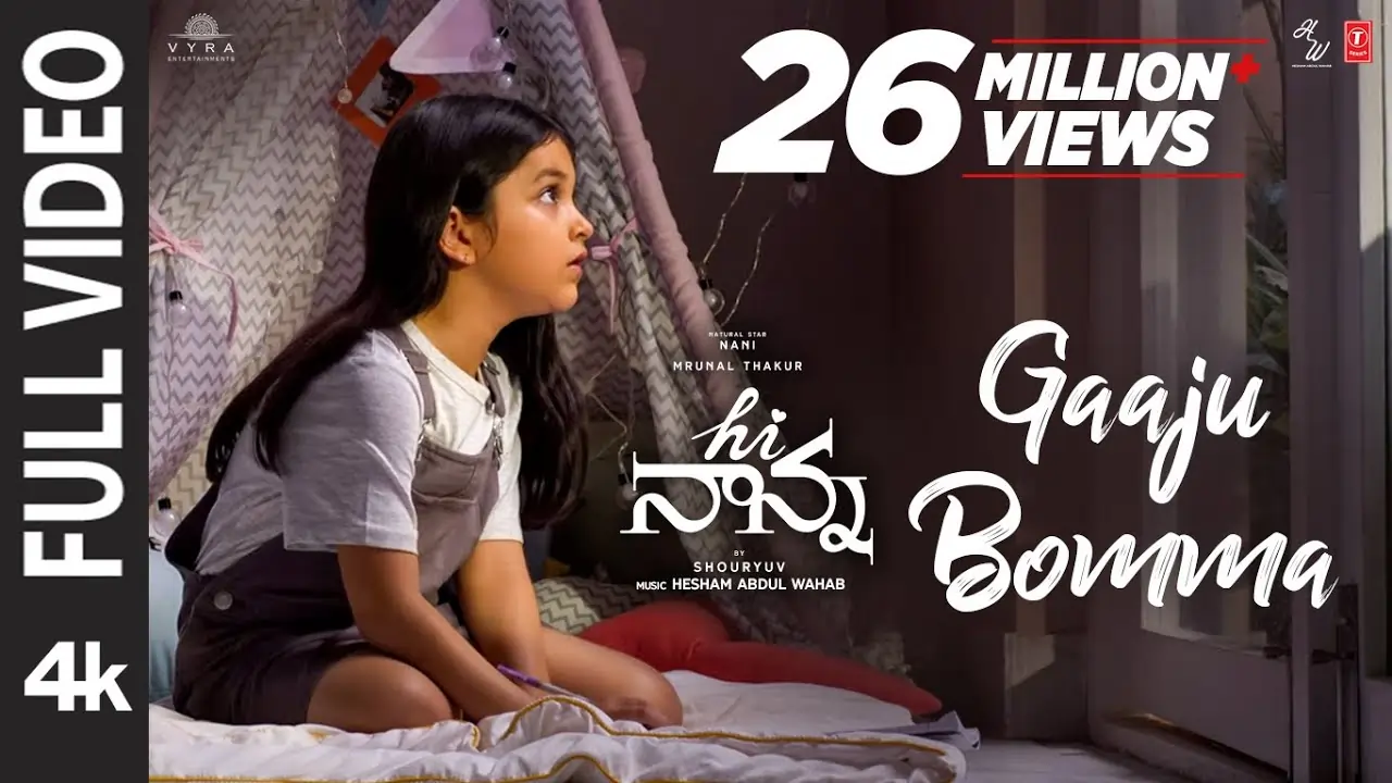 Gaaju Bomma Song Lyrics - Hi Nanna