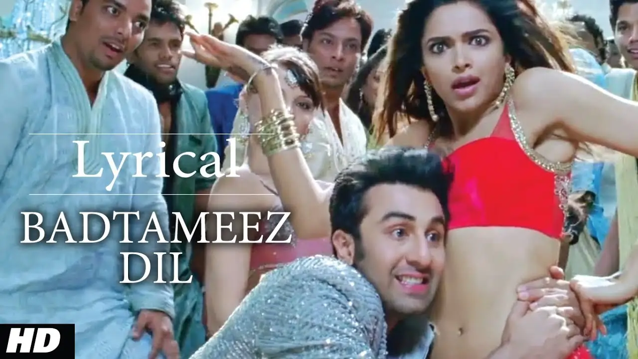 Badtameez dil song lyrics - Yeh Jawaani Hai Deewani