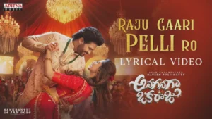 Raju Gaari Pelli Ro Song Lyrics - Anaganaga Oka Raju